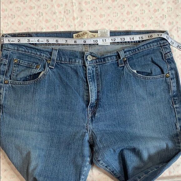 Levi's 505 Noveau Low Straight Jeans Size 14 - Picture 10 of 10